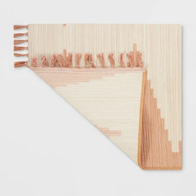 7'x10' Tapestry Rectangular Woven Outdoor Area Rug Rust - Opalhouse™ 4 7'x10' Tapestry Rectangular Woven Outdoor Area Rug Rust - Opalhouse™ - Image 2