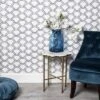 Scallops Peel & Stick Wallpaper Black/White - Opalhouse™: Removable Vinyl, Self-Adhesive, Washable, 27.5 Sq Ft Coverage -Opalhouse GUEST 1e2950a4 cb84 4aec 9c23 51bdee1e2554