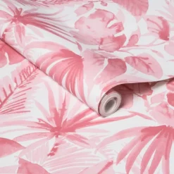 Tropical Leaves Peel & Stick Wallpaper Pink - Opalhouse™: Removable Vinyl, Botanical Leaf Pattern, Self-Adhesive, 27.5 Sq Ft Coverage 9 Tropical Leaves Peel & Stick Wallpaper Pink - Opalhouse™: Removable Vinyl, Botanical Leaf Pattern, Self-Adhesive, 27.5 Sq Ft Coverage -Opalhouse GUEST 2043c5c7 65ab 4ab3 bf52 a21288eb13b9