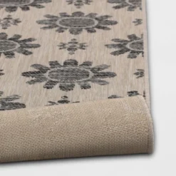 Dark Daisy Outdoor Rug Black - Opalhouse™ 8 Dark Daisy Outdoor Rug Black - Opalhouse™ -Opalhouse GUEST 2361835e c528 4e8b a801 5b5e7b52de57