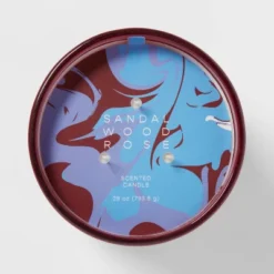 28oz Glass Sandalwood Rose Candle Burgundy - Opalhouse™ 7 28oz Glass Sandalwood Rose Candle Burgundy - Opalhouse™ -Opalhouse GUEST 44dfd8e3 508e 4243 a6bb 4bb1c2bed4a3