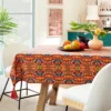 84" X 60" Cotton Calling In The Abundance Tablecloth With Tassels - Opalhouse™ Designed With Jungalow™ 2 84" X 60" Cotton Calling In The Abundance Tablecloth With Tassels - Opalhouse™ Designed With Jungalow™ -Opalhouse GUEST 4d6606e4 454e 431e bd7b fd8a5e941f4b