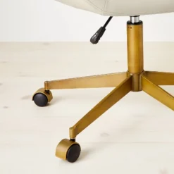 Mahonia Faux Leather Office Chair Cream/Aged Brass - Opalhouse™ Designed With Jungalow™ 11 Mahonia Faux Leather Office Chair Cream/Aged Brass - Opalhouse™ Designed With Jungalow™ -Opalhouse GUEST 54b73936 5a21 4274 b154 b09db58cca94