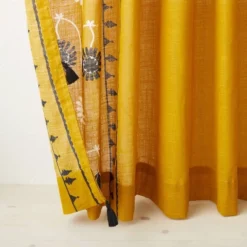 2pk Light Filtering Doorway Embroidery Window Curtain Panels Gold - Opalhouse™ Designed With Jungalow™ -Opalhouse GUEST 57e358d9 18e4 415c 8a09 529480ac3c40