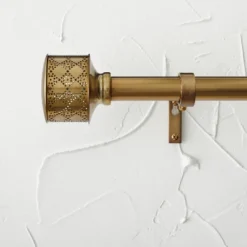 Pierced Drum Curtain Rod Brass - Opalhouse™ Designed With Jungalow™ 7 Pierced Drum Curtain Rod Brass - Opalhouse™ Designed With Jungalow™ -Opalhouse GUEST 99799094 1591 4a14 8c22 897f62e39ab5