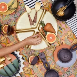 5pc Stainless Steel Silverware Set Black/Gold - Opalhouse™ Designed With Jungalow™ 8 5pc Stainless Steel Silverware Set Black/Gold - Opalhouse™ Designed With Jungalow™ -Opalhouse GUEST 9c600b8c 28d5 45e2 a4c3 ad1088a92ce8