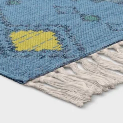 7'x10' Bright Moroccan Rectangular Woven Outdoor Area Rug Indigo - Opalhouse™ -Opalhouse GUEST a52f17ca b97d 44c4 b4ea 047f88eddf42