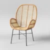 Lily Rattan Armchair With Metal Legs - Assembly Required - Opalhouse™ -Opalhouse GUEST afbf21b8 b34d 49d3 8cec e60254d7c3d4