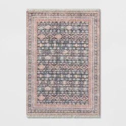 Alexandra Floral Printed Border Persian Rug Blush - Opalhouse™ 11 Alexandra Floral Printed Border Persian Rug Blush - Opalhouse™ -Opalhouse GUEST b64cccec 5c26 44cb bb19 1be2036f9757